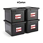 TRU RED™ Weather-Resistant File Box, Letter/Legal, Black, 4/Carton (TR57619CT)~#|#~s1219706_sc7