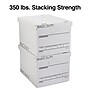 Staples Corrugated File Box Lift Off Lid, Letter/Legal Size, White/Black, 20/Pack (3325010/3325007)~#|#~s1219716_sc7