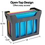 Staples® File Caddy with File Folders, Open Lid, Letter, Black (10613)~#|#~s1219729_sc7