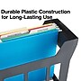 Staples® File Caddy with File Folders, Open Lid, Letter, Black (10613)~#|#~s1219730_sc7