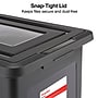 TRU RED™ Weather-Resistant File Box, Letter/Legal, Black, 4/Carton (TR57619CT)~#|#~s1219735_sc7