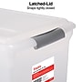 TRU RED™ Store & Slide Weather-Resistant File Box, Letter/Legal, Clear, 4/Carton (TR57621CT)~#|#~s1219743_sc7
