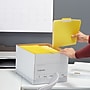 Staples Medium Duty 50% Recycled Corrugated File Box Lift Off Lid, Letter Size, White/Gray, 4/Carton (2489603/2489602)~#|#~s1219758_sc7