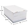Staples Medium Duty File Box, Lift Off Lid, Legal, White/Gray, 12/Carton (TR59217)~#|#~s1219770_sc7