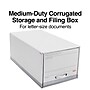 Staples Medium Duty File Drawers, Letter, White/Gray, 6/Carton (TR59225)~#|#~s1219777_sc7