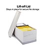 Staples Medium Duty 50% Recycled Corrugated File Box Lift Off Lid, Letter Size, White/Gray, 4/Carton (2489603/2489602)~#|#~s1219804_sc7