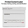 Staples 65% Recycled Corrugated File Box Lift Off Lid, Letter/Legal Size, White/Black, 10/Pack (23325011)~#|#~s1219813_sc7