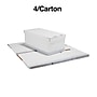 Staples Medium Duty 50% Recycled Corrugated File Box Lift Off Lid, Letter Size, White/Gray, 4/Carton (2489603/2489602)~#|#~s1219827_sc7