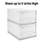 Staples Medium Duty File Drawers, Legal, White/Gray, 6/Carton (TR59226)~#|#~s1219829_sc7
