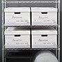 Staples Medium Duty File Box, Lift Off Lid, Legal, White/Gray, 12/Carton (TR59217)~#|#~s1219830_sc7