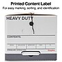 Staples Heavy Duty File Box, String and Button Lid, Letter, White/Gray, 4/Pack (TR59222)~#|#~s1219840_sc7