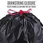 Perk™ 33 Gallon Kitchen Trash Bag, Low Density, 1.1 mil, Black, 30 Bags/Box (PK56747)~#|#~s1219865_sc7