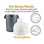Coastwide Professional™ 50-56 Gallon Trash Bag, 43" x 47", Low Density, 1.1 mil, Clear, 100 Bags/Box (CW57393)~#|#~s1219890_sc7
