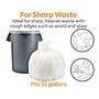 Coastwide Professional™ AccuFit 55 Gallon Trash Bag, 40" x 53", Low Density, 1.3 mil, Clear, 100 Bags/Box (CW25527)~#|#~s1219921_sc7