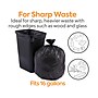 Coastwide Professional™ 12-16 Gallon Trash Bag, 24" x 31", Low Density, 1 mil, Black, 250 Bags/Box (CW21760)~#|#~s1219922_sc7