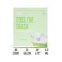 Perk™ 13 Gallon Kitchen Trash Bag, 28" x 24", Low Density, 0.9 mil, White, 80 Bags/Box (PK56749)~#|#~s1219929_sc7