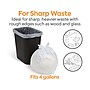 Coastwide Professional™ 4 Gallon Trash Bag, 17" x 17", Low Density, 0.35 mil, Clear, 1000 Bags/Box (CW22236)~#|#~s1219935_sc7