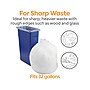 Coastwide Professional™ AccuFit 32 Gallon Trash Bag, 33" x 44", Low Density, 0.9 mil, Clear, 100 Bags/Box (CW57401)~#|#~s1219953_sc7