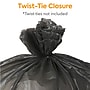 Coastwide Professional™ AccuFit 44 Gallon Trash Bag, 37" x 50", Low Density, 1.3 mil, Black, 100 Bags/Box (CW22752)~#|#~s1220010_sc7