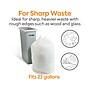 Coastwide Professional™ AccuFit 23 Gallon Trash Bag, 28" x 45", Low Density, 0.9 mil, Clear, 200 Bags/Box (CW22933)~#|#~s1220031_sc7