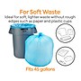 Coastwide Professional™ 40-45 Gallon Recycling Bags, High Density, 19 Mic., Blue, 200 Bags/Box (CW57402)~#|#~s1220036_sc7