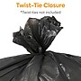 Coastwide Professional™ AccuFit 32 Gallon Trash Bag, 33" x 44", Low Density, 0.9 mil, Black, 100 Bags/Box (CW22751)~#|#~s1220037_sc7