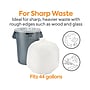Coastwide Professional™ AccuFit 44 Gallon Trash Bag, 37" x 50", Low Density, 1.3 mil, Clear, 100 Bags/Box (CW25526)~#|#~s1220073_sc7