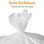 Coastwide Professional™ AccuFit 44 Gallon Trash Bag, 37" x 50", Low Density, 1.3 mil, Clear, 100 Bags/Box (CW25526)~#|#~s1220075_sc7