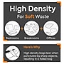 Coastwide Professional™ 40-45 Gallon Trash Bag, 40" x 48", High Density, 16 mic, Natural, 250 Bags/Box (CW18204)~#|#~s1220104_sc7