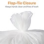Coastwide Professional™ 55-60 Gallon Trash Bag, 38" x 58", Low Density, 1 mil, Clear, 100 Bags/Box (CW17968)~#|#~s1220120_sc7