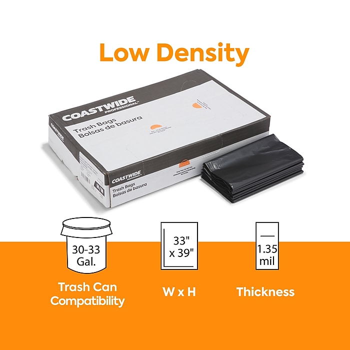 Coastwide Professional™ 30-33 Gallon Trash Bag, 33