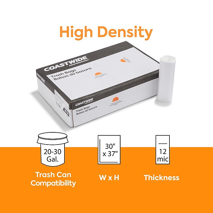 Coastwide Professional™ 20-30 Gallon Trash Bag, 30