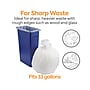 Coastwide Professional™ 30-33 Gallon Trash Bag, 33" x 39", Low Density, 0.74 mil, White, 150 Bags/Box (CW18185)~#|#~s1220184_sc7