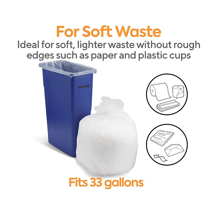 Coastwide Professional™ 30-33 Gallon Trash Bag, 33