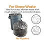 Coastwide Professional™ 40-45 Gallon Trash Bag, 39" x 47", Low Density, 1.7 mil, Silver, 50 Bags/Box (CW18189)~#|#~s1220211_sc7