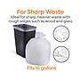 Coastwide Professional™ 12-16 Gallon Trash Bag, 32" x 24", Low Density, 0.7 mil, Clear, 250 Bags/Box (CW18210)~#|#~s1220215_sc7
