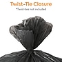 Coastwide Professional™ 40-45 Gallon Trash Bag, 40" x 46", Low Density, 0.65, Black, 125 Bags/Box (CW18191)~#|#~s1220244_sc7