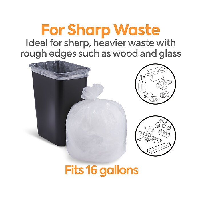 BIG クッションWESTOVERALLS × journal standard Coastwide Professional™ 12-16 Gallon Trash Bag, 24