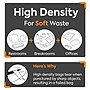 Coastwide Professional™ 12-16 Gallon Trash Bag, 24" x 33", High Density, 13 mic, Natural, 500 Bags/Box (CW57406)~#|#~s1220314_sc7