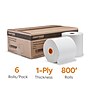 Coastwide Professional™ J-Series Recycled Hardwound Paper Towels, 1-ply, 800 ft./Roll, 6 Rolls/Carton (CWJHT-ECO)~#|#~s1220360_sc7