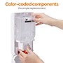 Coastwide Professional 70% Alcohol Gel Hand Sanitizer Refill for J-Series, 1200 mL, 2/Carton (CWJSR-HSG)~#|#~s1220399_sc7