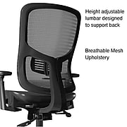 Union & Scale FlexFit™ Kroy Mesh Task Chair, Black (UN59456)