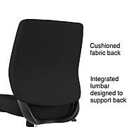 Union & Scale™ Essentials™ Fabric Task Chair, Black (UN59382)