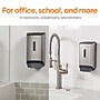 Coastwide Professional™ J-Series Wall Mounted Hand Soap Dispenser, Black/Metallic (CWJMS-S-CC)~#|#~s1220610_sc7