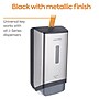 Coastwide Professional™ J-Series Wall Mounted Hand Soap Dispenser, Black/Metallic (CWJMS-S-CC)~#|#~s1220621_sc7