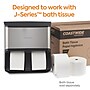 Coastwide Professional™ J-Series Quad Bath Tissue Dispenser, Black/Metallic (CWJ4BT-S)~#|#~s1220927_sc7