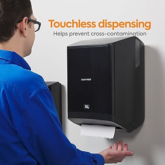 Coastwide Professional™ J-Series Automatic Touchless Paper Towel Dispenser, Black (CWJAHT-B)