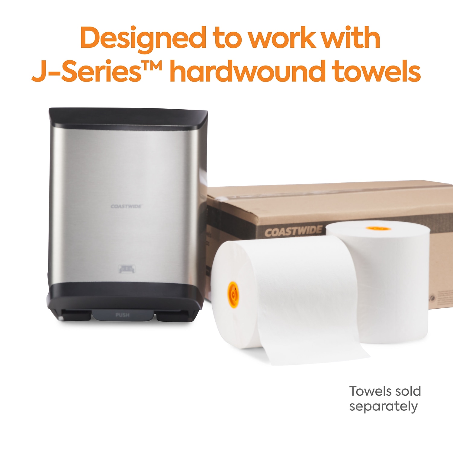 MyOfficeInnovations Auto-Cut Hardwound Paper Towel Dispenser Black 24405516 - Bild 8 von 9