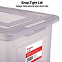 TRU RED™ Weather-Resistant File Box, Letter/Legal, Frost Gray, 4/Carton (TR57623CT)~#|#~s1220992_sc7