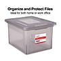 TRU RED™ Weather-Resistant File Box, Letter/Legal, Frost Gray, 4/Carton (TR57623CT)~#|#~s1220996_sc7